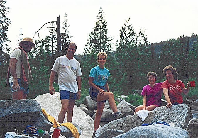 Group on the rocks, 1988